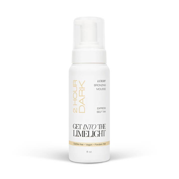 Mousse bronzante foncée sans soleil pendant 2 heures pour la vente par Get Into The Limelight