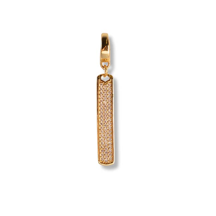 Lenny & Eva - Wholesale Individual Charm/Pendant - Bar Charm, CZ | Charm Bar | Charm Necklace | Charm Bracelet