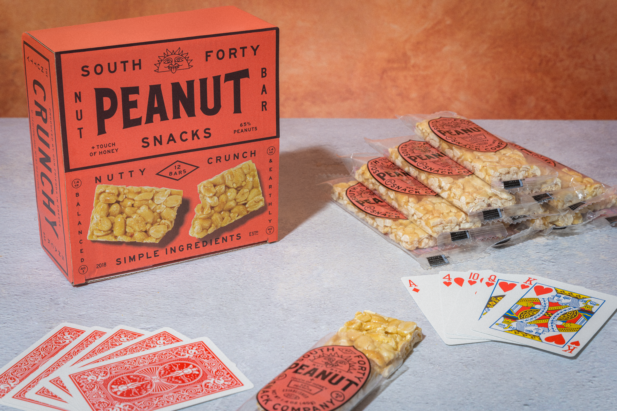SOUTH FORTY SNACKS COMPANY - Vente Barres de céréales - Pack de 12, Barre de Noix Croquante aux Arachides (1,65 $ par unité)3