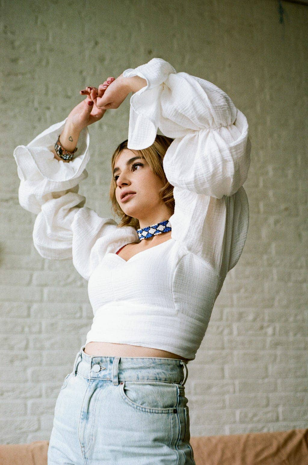 House Of Useless - Wholesale Blouse - Women's - Ivory Top2