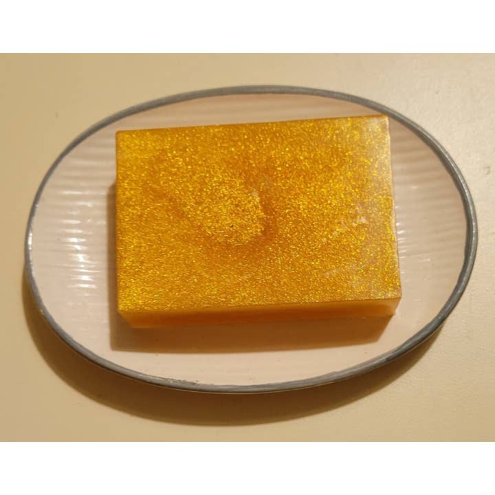 Savon Pina Colada, savon à paillettes pour la vente par CraftdeeD