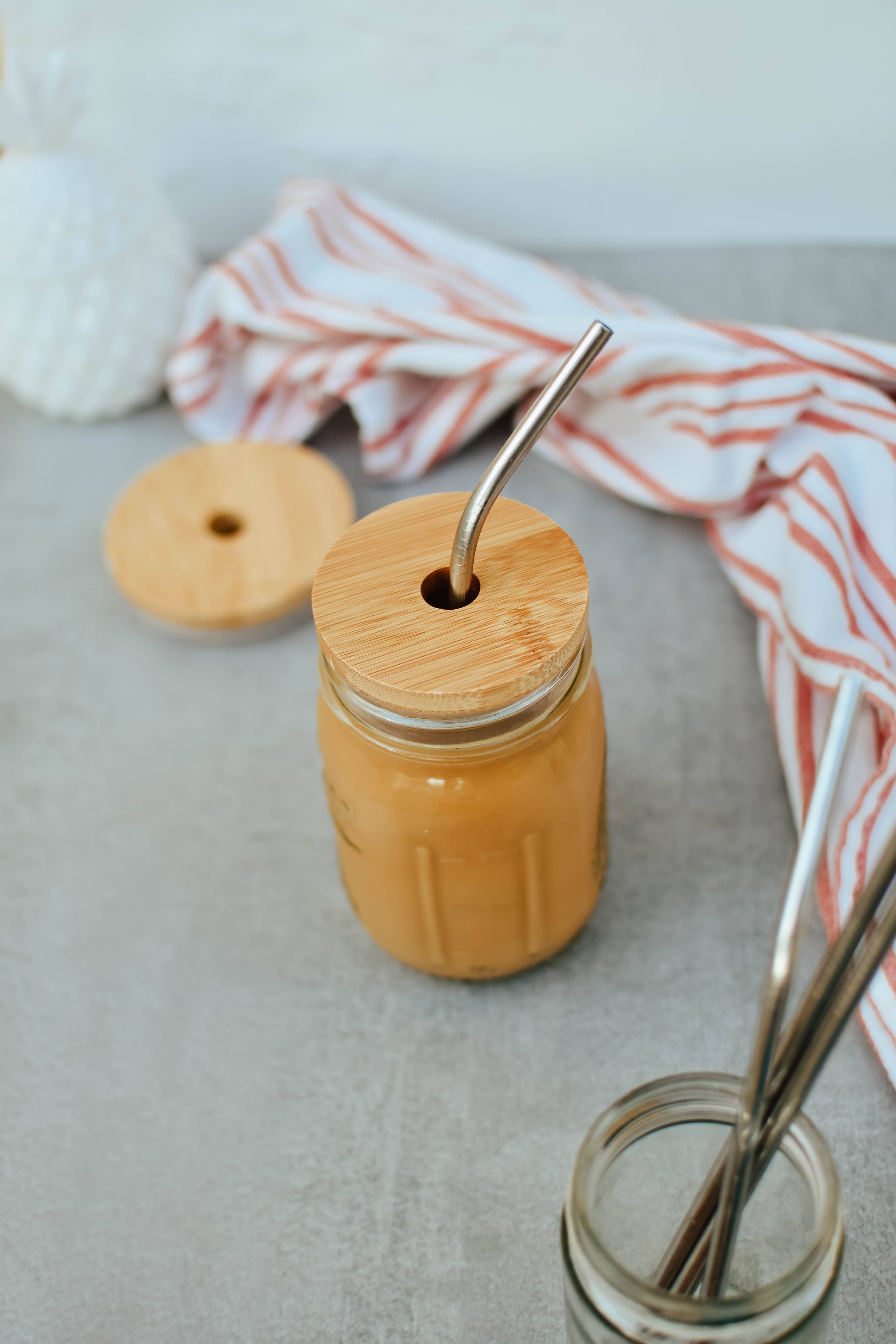 Zefiro - Wholesale Jar - Bamboo Jar Lid WideMouth - WITH HOLEJars not included (Copy)