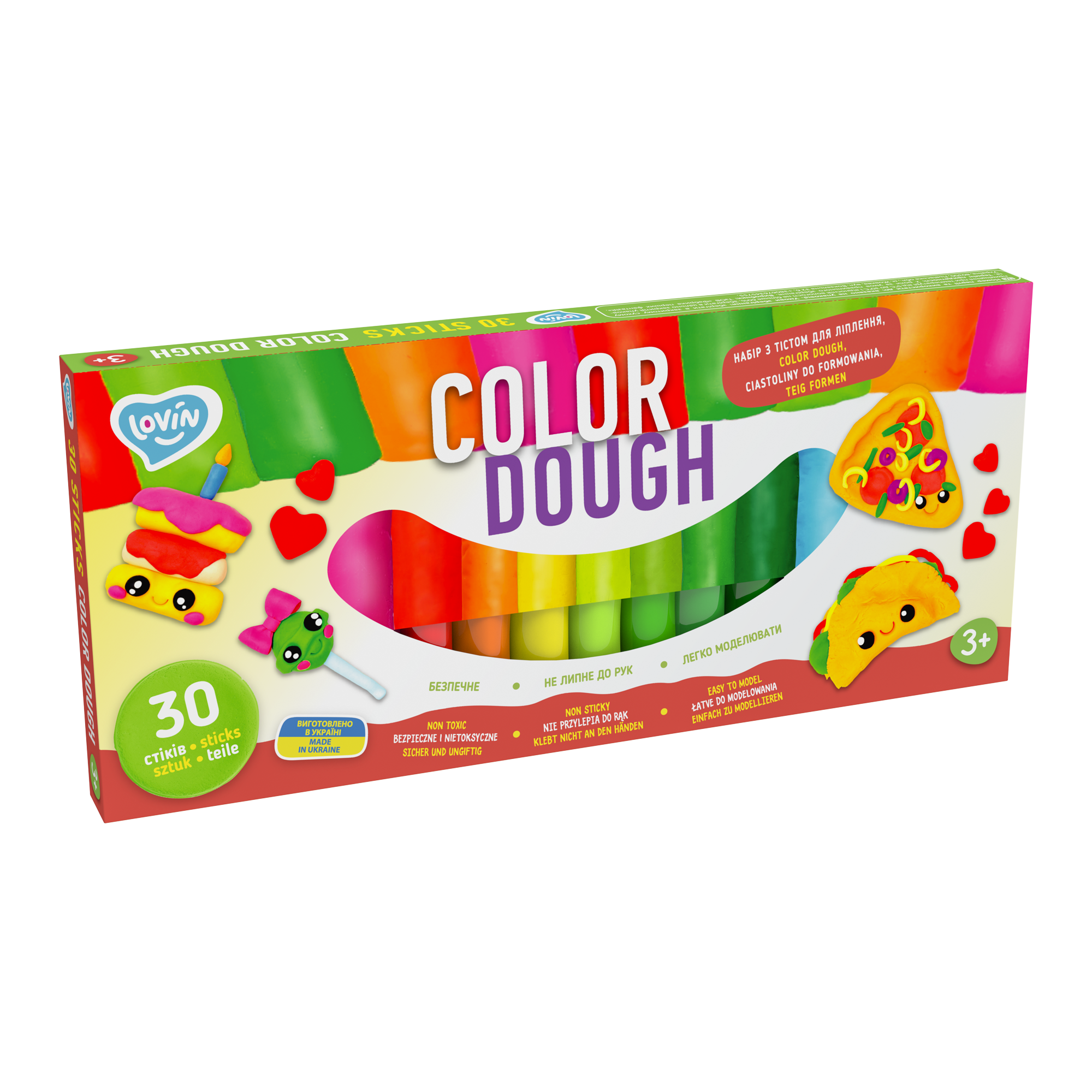 Baby Republic – wholesale Putty/slime – Child – 30 sticks Colour Dough TM Lovin Sculpting set1