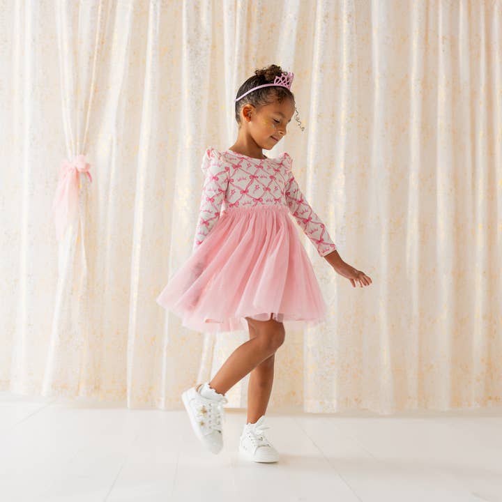 Sweet Wink - Wholesale Dress - Kids - Princess Coquette Long Sleeve Tutu Dress - Girls Clothes1