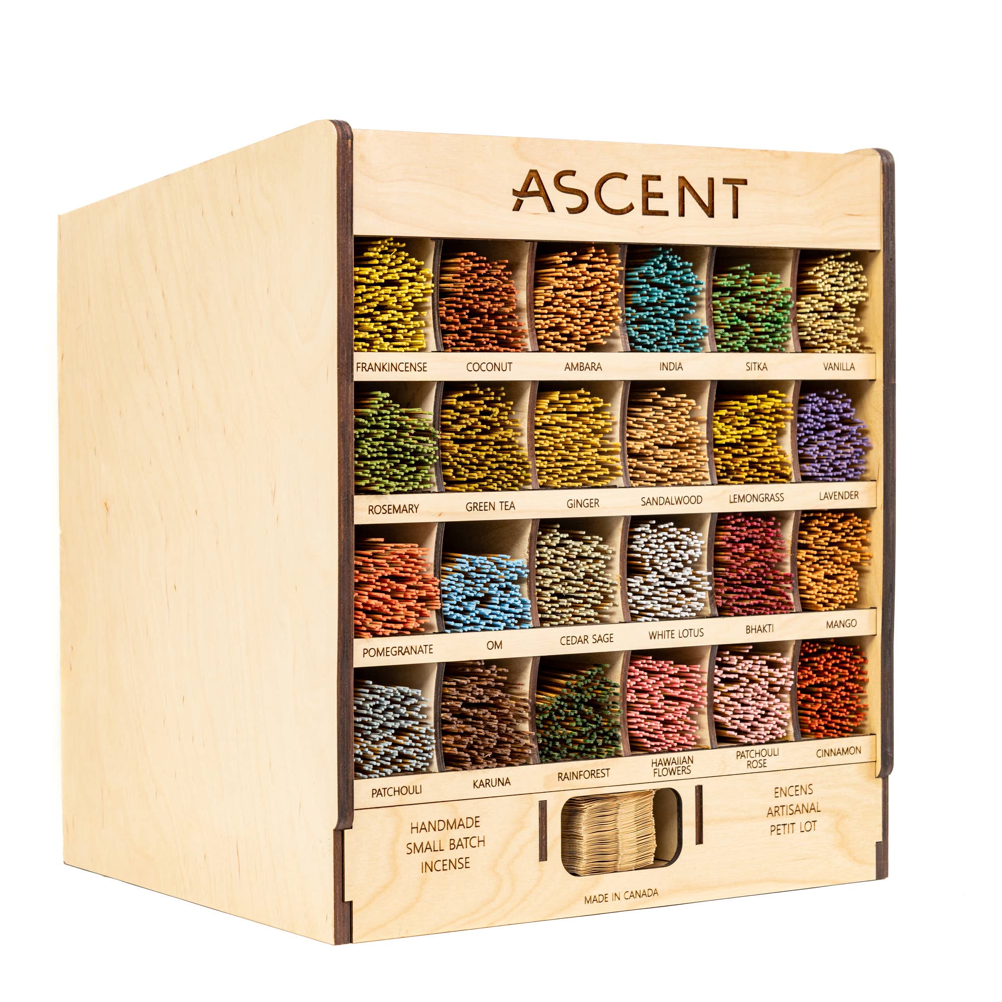 Between Heaven & Earth Mfg. - Wholesale Retailer display – Home & Living - Ascent Bulk Incense Display Package – 24 Scent Collection
3