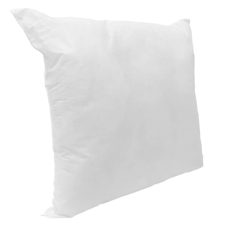 HomeRoots - Vente Housse de coussin - Coussin à coutures soufflées en polyester blanc, 26 po x 26 po