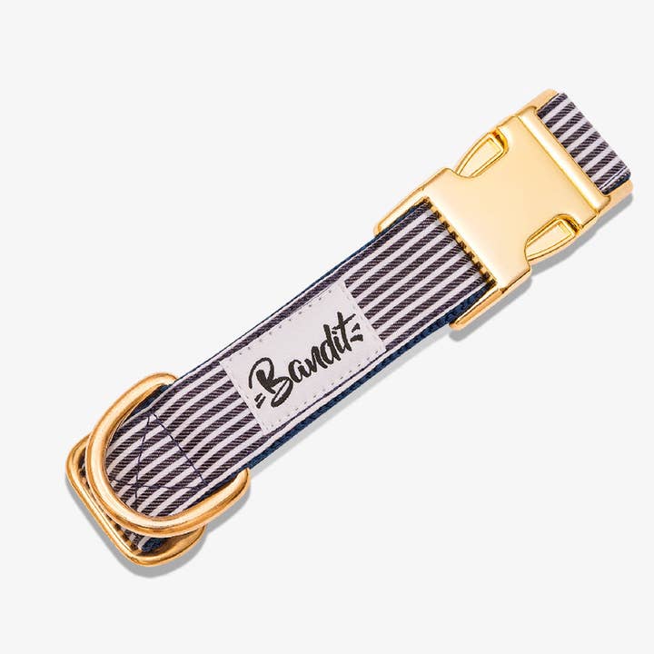 Collier pour chien motif marin pour la vente par French Bandit