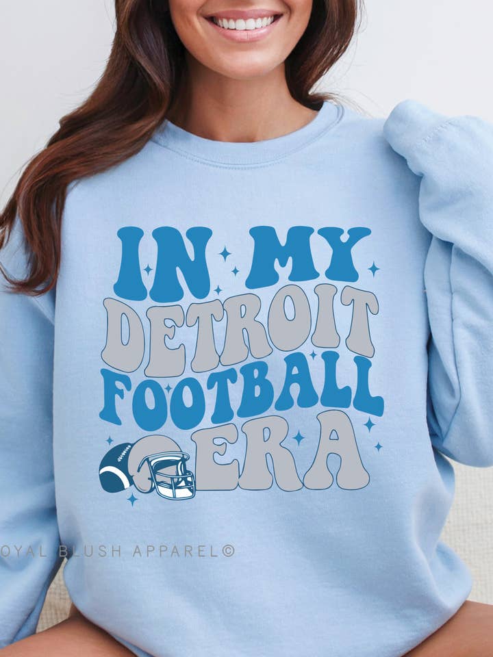 Detroit Football Era Full Color Transfer for wholesale by RBA Transfers