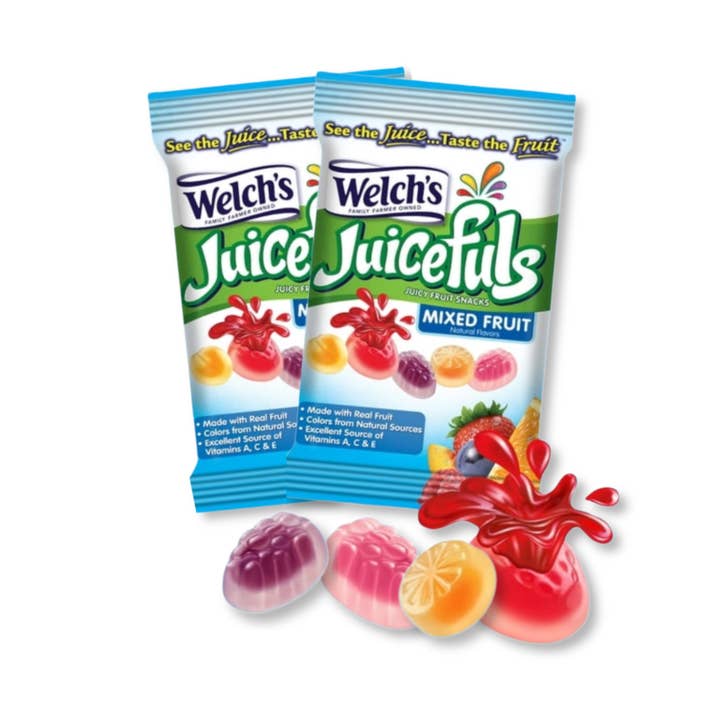Welch's Juicefuls Fruit Snacks – Mixed Fruit – 1 oz for wholesale by Candy In Bulk