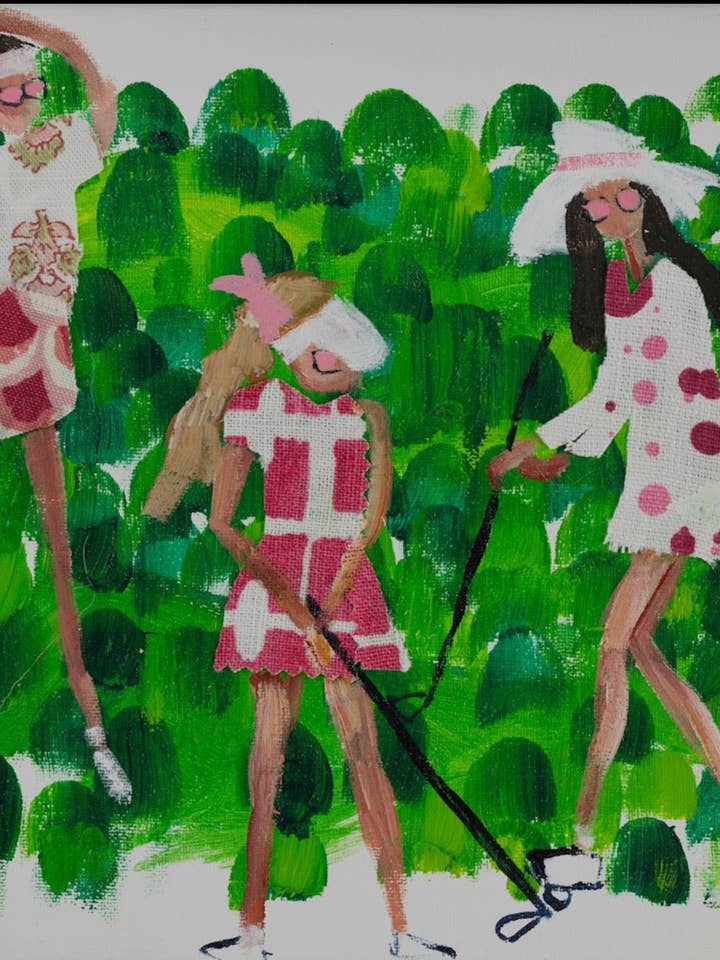 Ladies Who Golf for wholesale by KPalm Fine Art