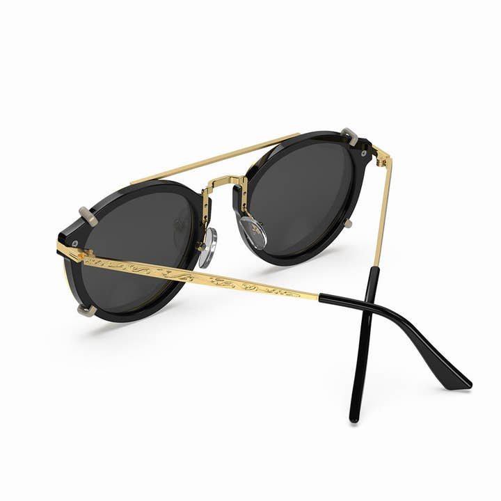 Hemmet® Brand - Vendita all'ingrosso Occhiali da sole - Unisex - The Hemmet Vintage Raider Nero