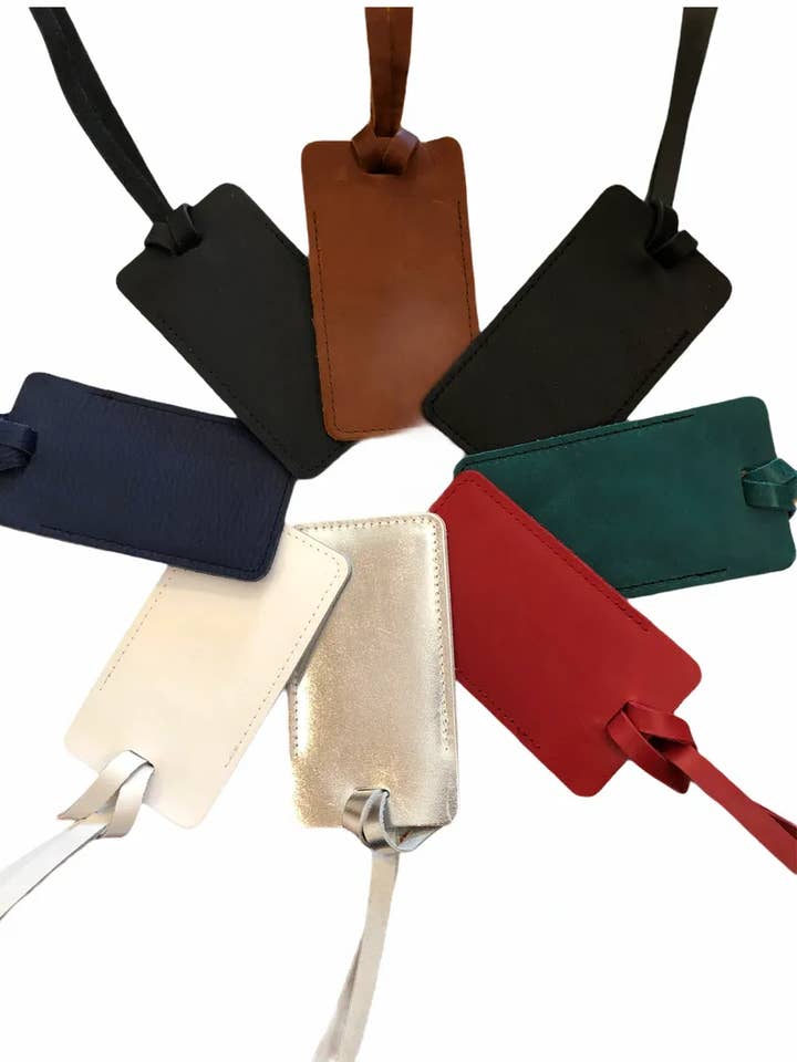 Etichetta bagagli per la vendita all'ingrosso da parte di Pelle Fine Leather