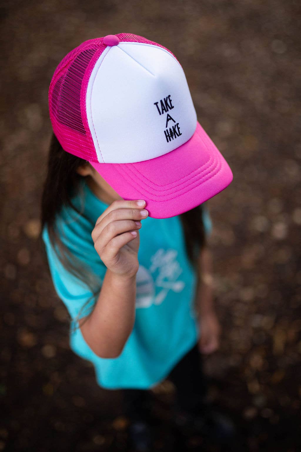 Outdoorable Apparel - Wholesale Kids Hat - Kids - Pink Take A Hike Hat1