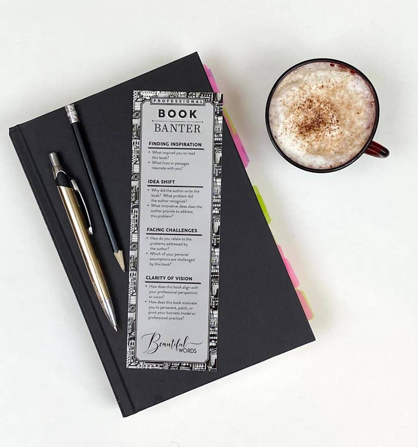 Beautiful Words - Wholesale Bookmark - Professional Book Banter3