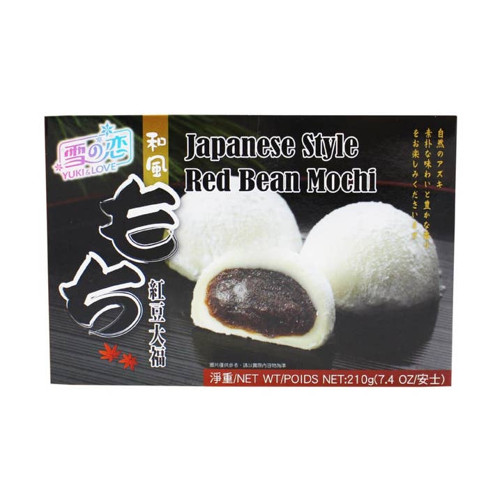 utoppa GmbH - Wholesale Koekje - Yuki & Love Rijstcake Mochi Adzuki Rode Bonen 210 g0