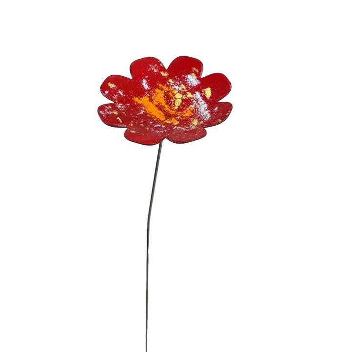 Clever Goods by Annabelle Noel Designs - Wholesale Garden/Lawn Stake - Large Copper Enamel Flowers5