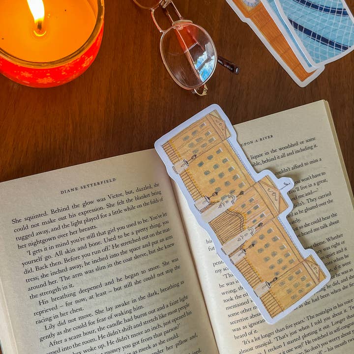 Buckingham Palace - Illustrated Bookmark for wholesale by Emma Holmes Art
