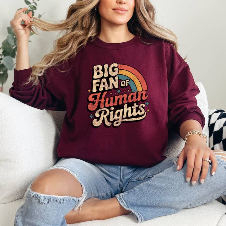 Big Fan Of Human Rights Shirt, Justice Shirt, Equality Shirt for wholesale by Tee Story