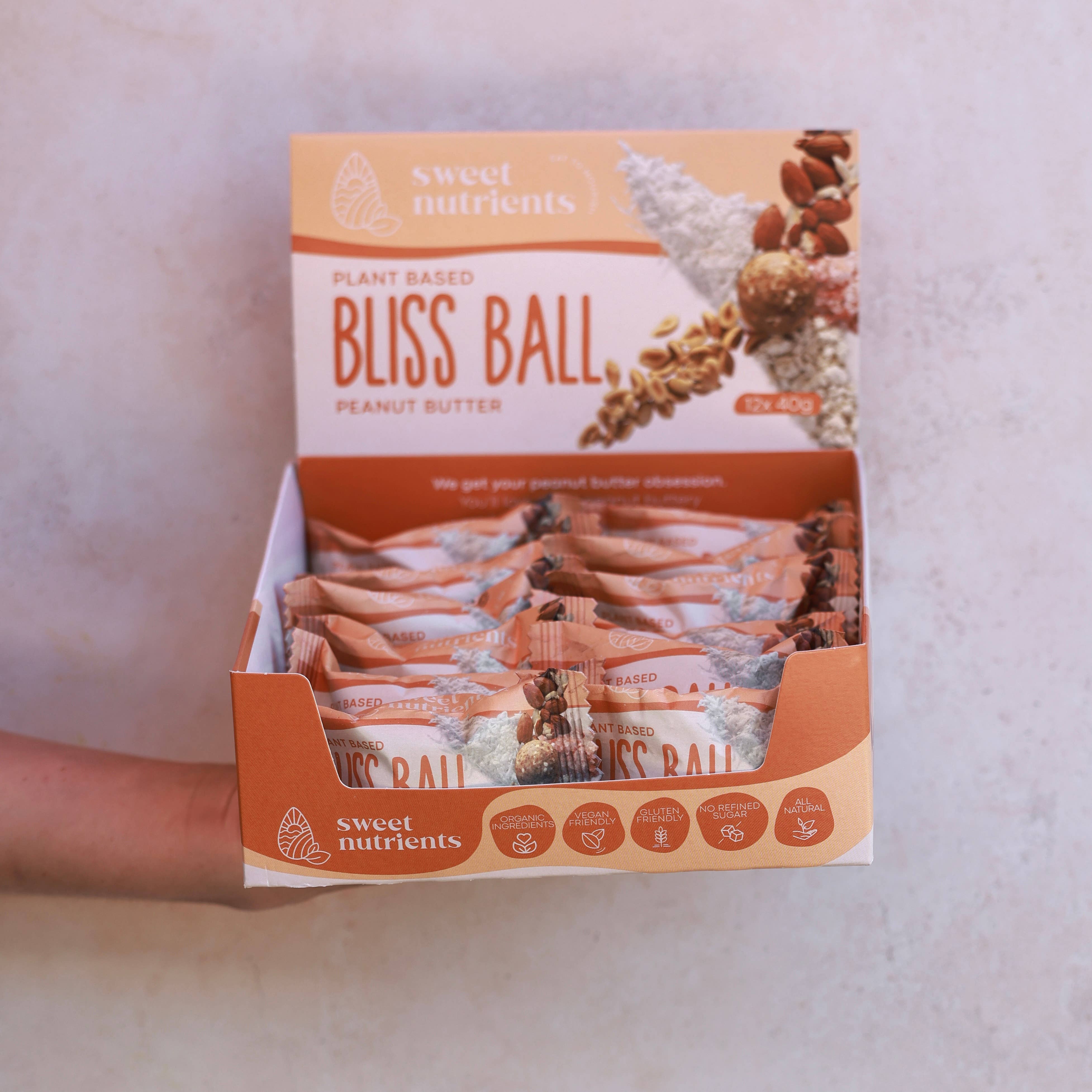 Sweet Nutrients - Wholesale Snack bar - Peanut Butter Bliss Balls0