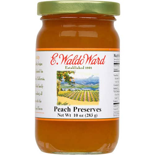 Peach Preserves - 10 oz. (283g) for wholesale by E. Waldo Ward & Son