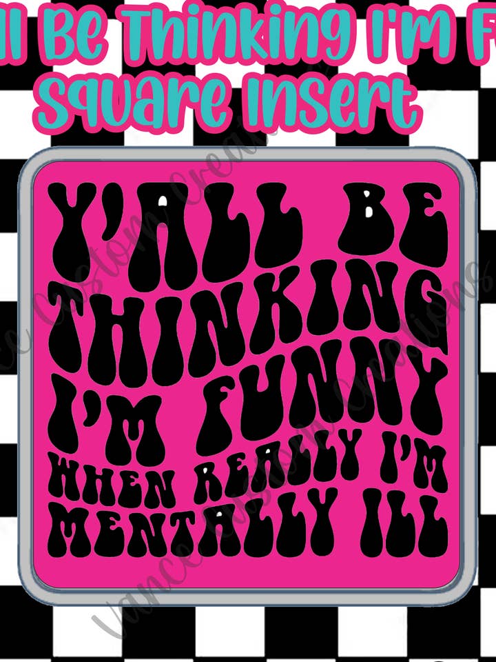 4 inch vierkante inlegstukken voor wholesale door Vance Custom Creations