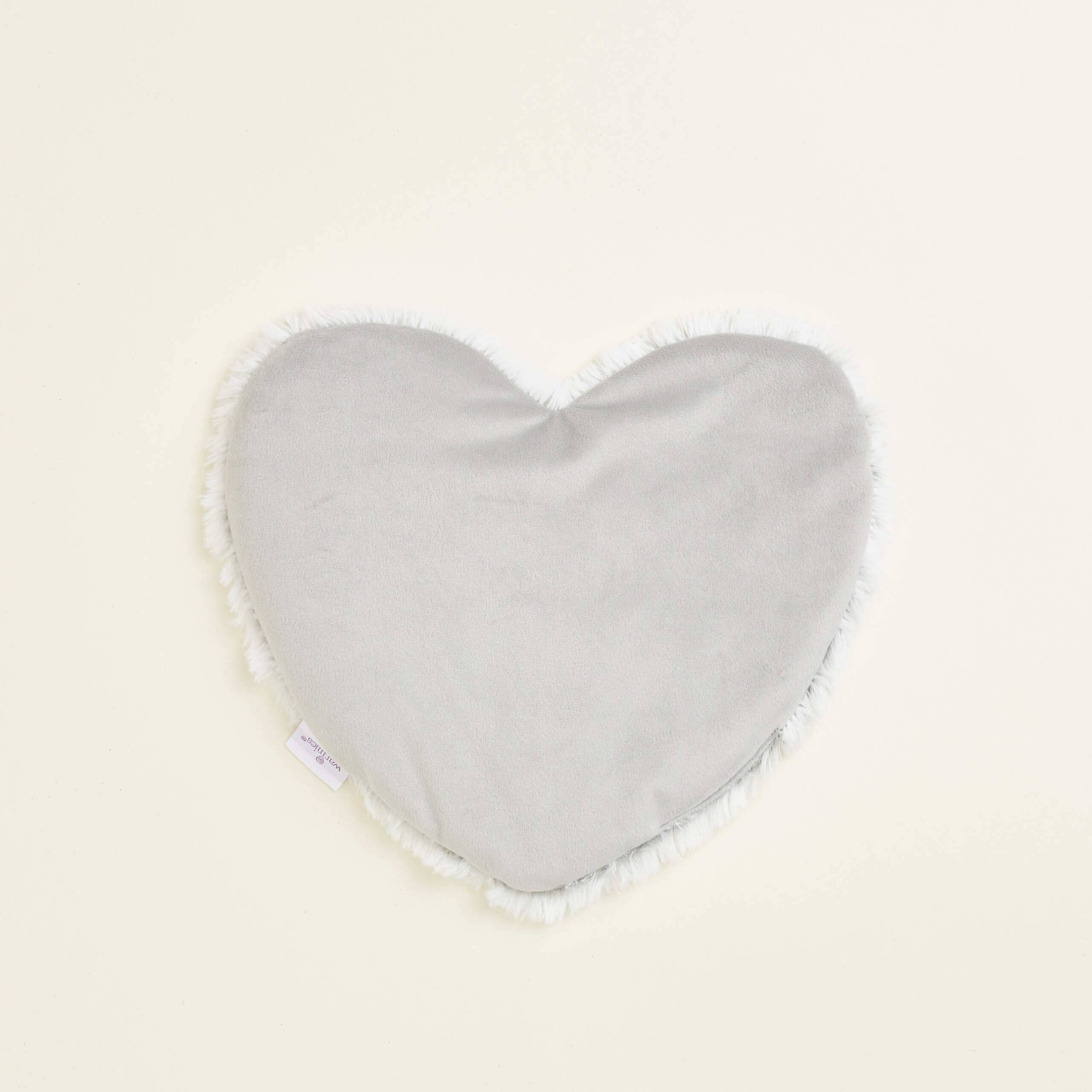 Warmies - Wholesale Hot/Cold Compress - Warmies® Marshmallow Grey Love Heart Heat Pad1
