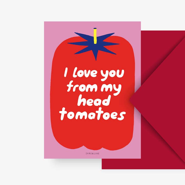 typealive - Wholesale Postcard - Postcard / Tomatoes
