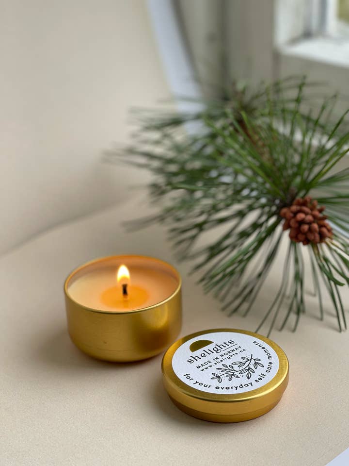 Chai latte scented candle 50g for wholesale by Shelights