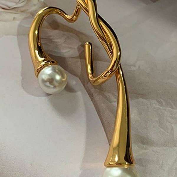 VividLux - Wholesale Clip-On Earrings - Normcore Asymmetric Geometric Ear Clip