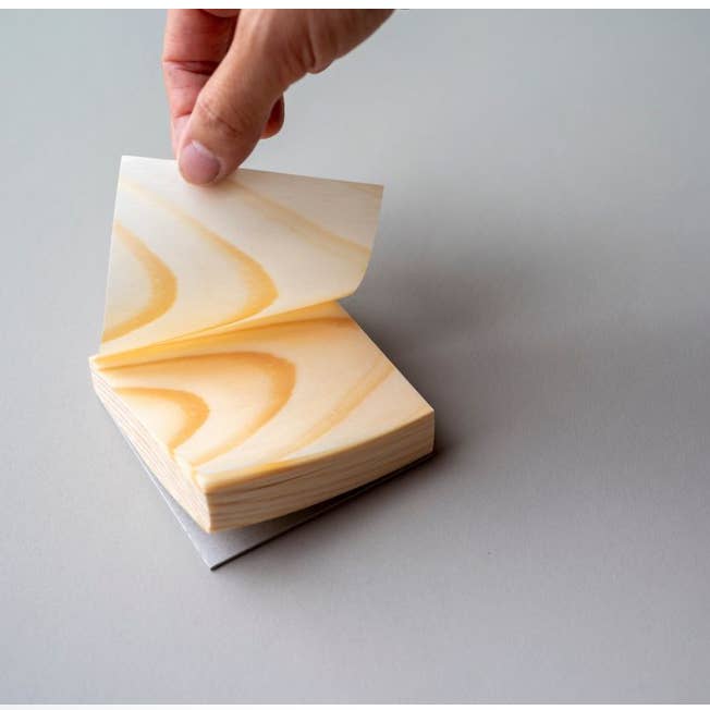 House of Shokunin - Wholesale Notepad - Handcrafted Wood leaf notepad, Birthday Gift, Gift for Dad2