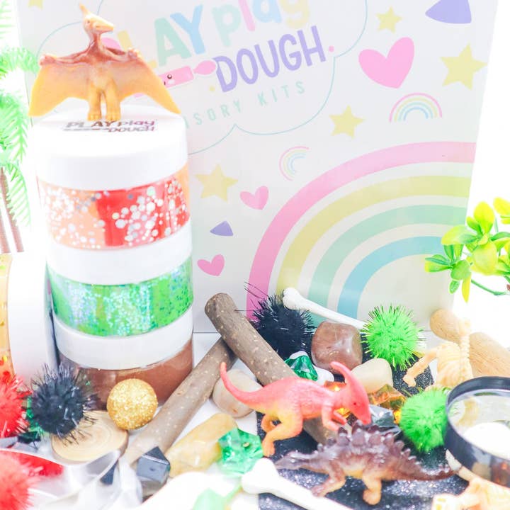 Dino Sensory Play Dough Kit for wholesale by Play Play Dough