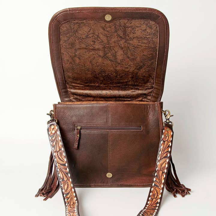 LS Western - Wholesale Crossbody Bag - Women's - LC-ADBGA207 Crossbody Genuine Western Leather Women Bag34