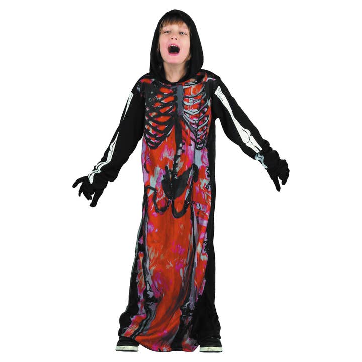 COSTUME SQUELETTE EN FEU 7/9 pour la vente par Party Pro