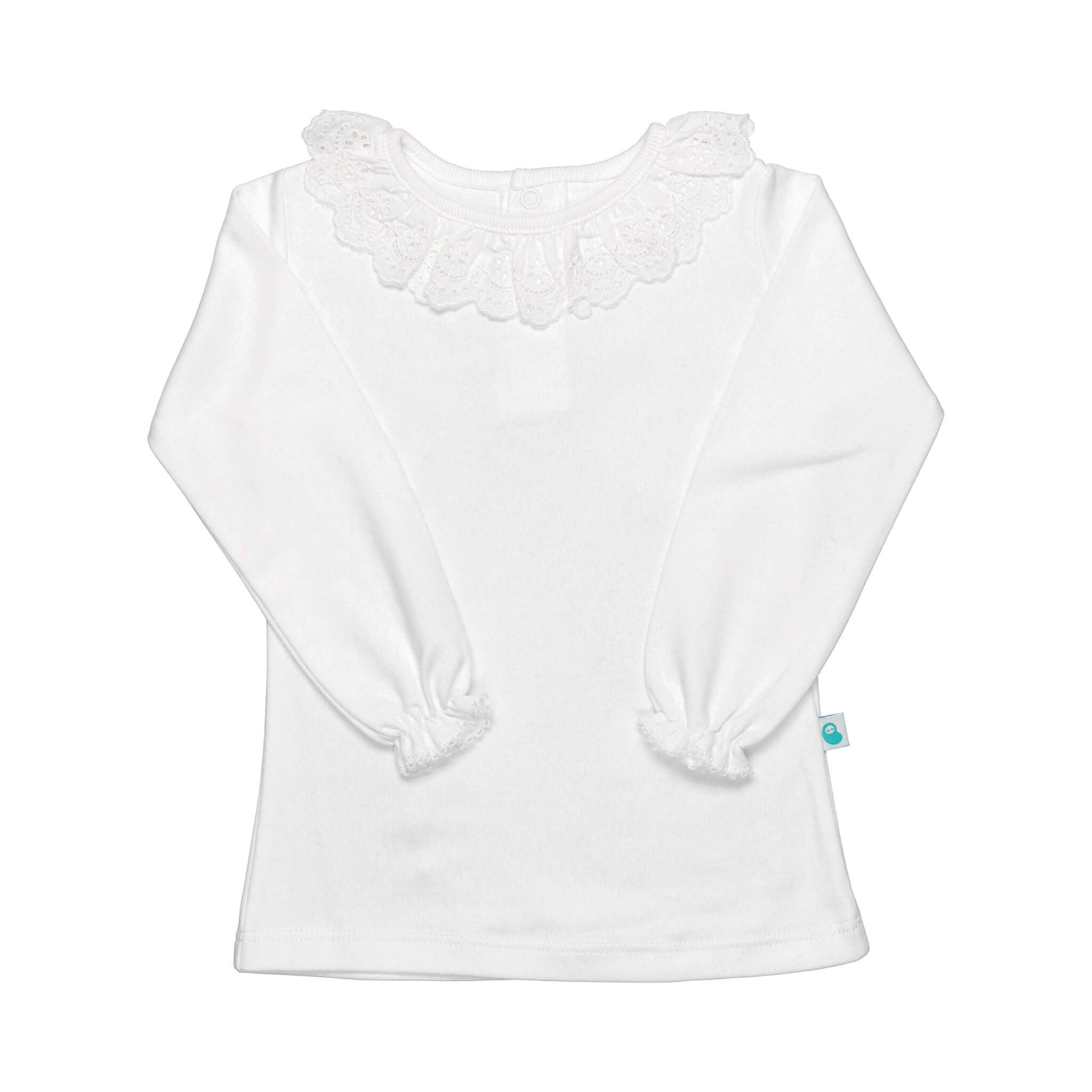 Bean Baby Clothes - Wholesale T-Shirt - Kids - Baby Cotton Shirt with English Embroidered Collar in Point2