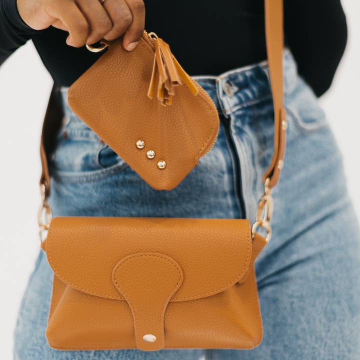 Pretty Simple - Wholesale Crossbody Bag - Women's - Khloe Vegan Leather Crossbody