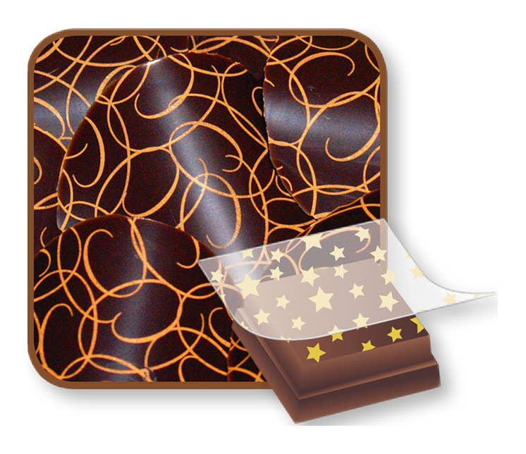 REMOVED BRAND - Wholesale Craft Supplies - Swirl foil (25 pieces)