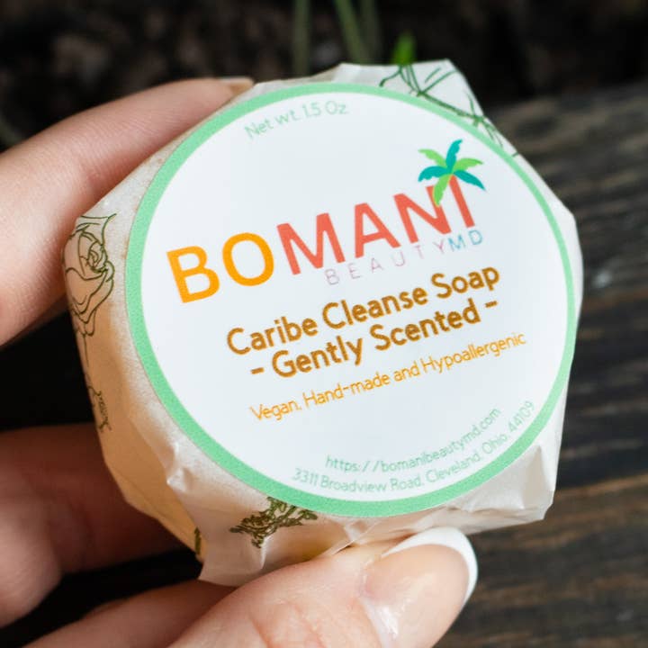 Bomani Beauty MD – Engroshandel Sæbestykke – Caribe Rensende Sæbe0