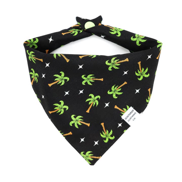 Bandana Palm Tree para perro para venta al por mayor de Winthrop Clothing Co.
