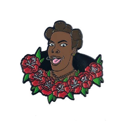 Born Rad Shop - Venta al por mayor Botón/prendedor - Pin de solapa de quinto elemento Ruby Rhod
