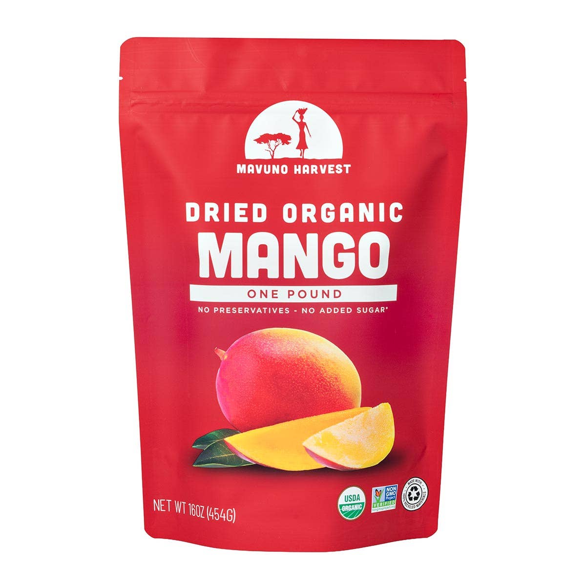 Mavuno Harvest Organics - Wholesale Dried/Dehydrated Fruit - Organic Dried Mango, 6-pack case5