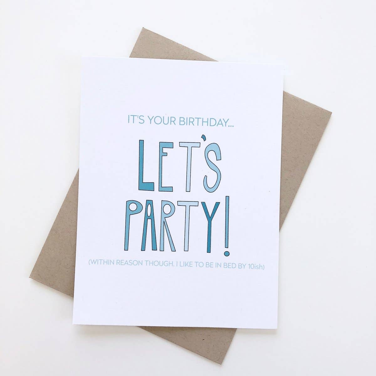 PAGEFIFTYFIVE - Wholesale Birthday Card - Lets Party Within Reason Card2