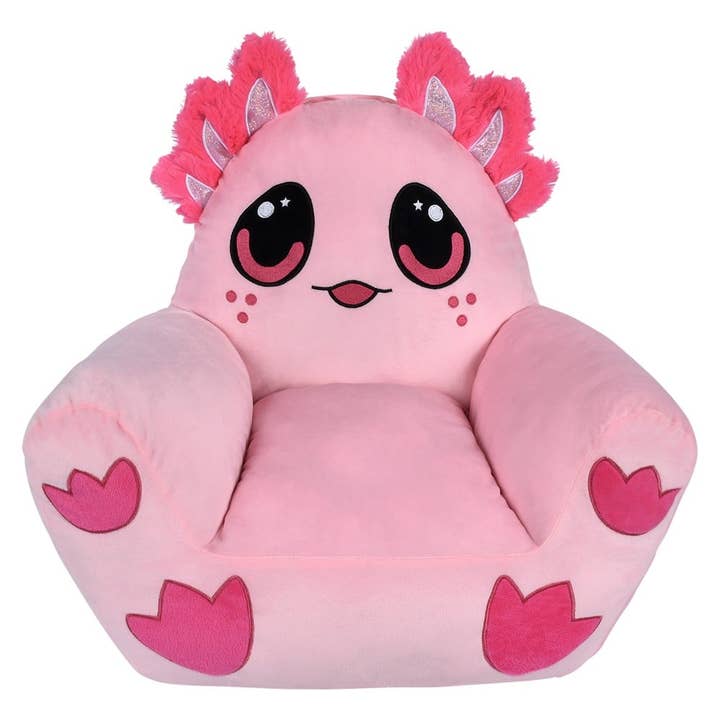 La Luna Bella - Toys - Wholesale Stuffed/Plush Toy - Kids & Baby - 20" Axolotl Chair Plush - LLB Toys