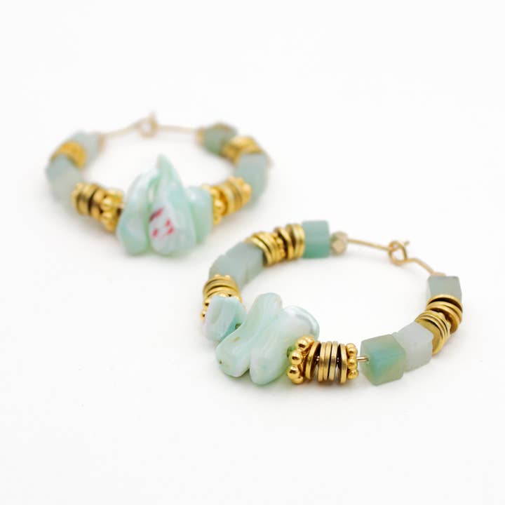 Heishi Creoles - JOE for wholesale by L'Atelier des Dames