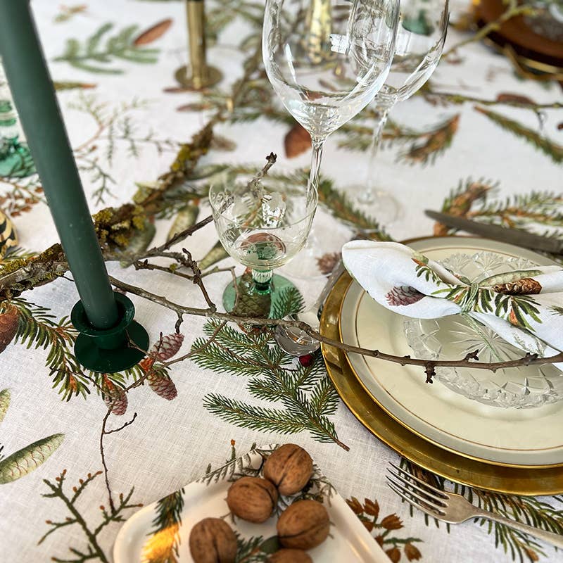 Koustrupco - Wholesale Tablecloth - Pine trees Tablecloth 145x220 cm.3