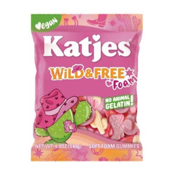 Grandpa Joe's Candy Shop - Wholesale Gummy - Katjes Wild & Free Foam Gummies, 4.9oz, 12ct0
