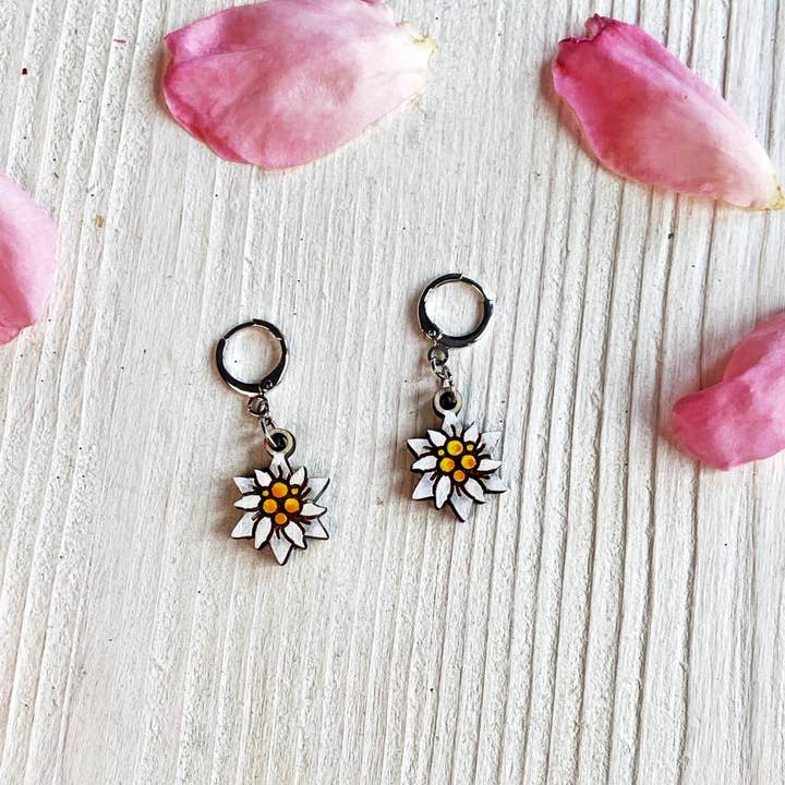 Edelweiss Hoop Øreringe for engroshandel hos Daffodil