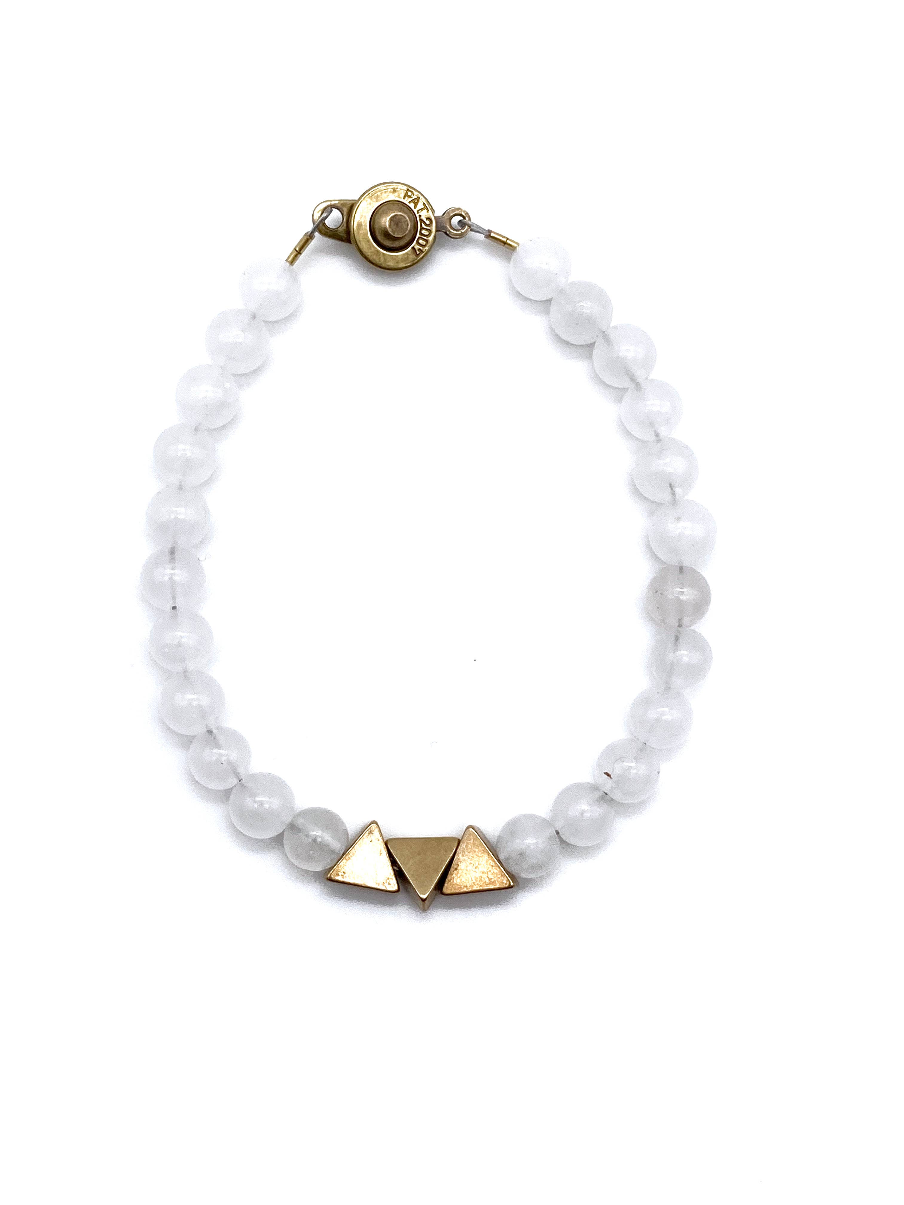 Seeds – Großhandel Perlenarmband – Duluth Armband | Halbedelsteinperlen | Dreiecke aus Messing31