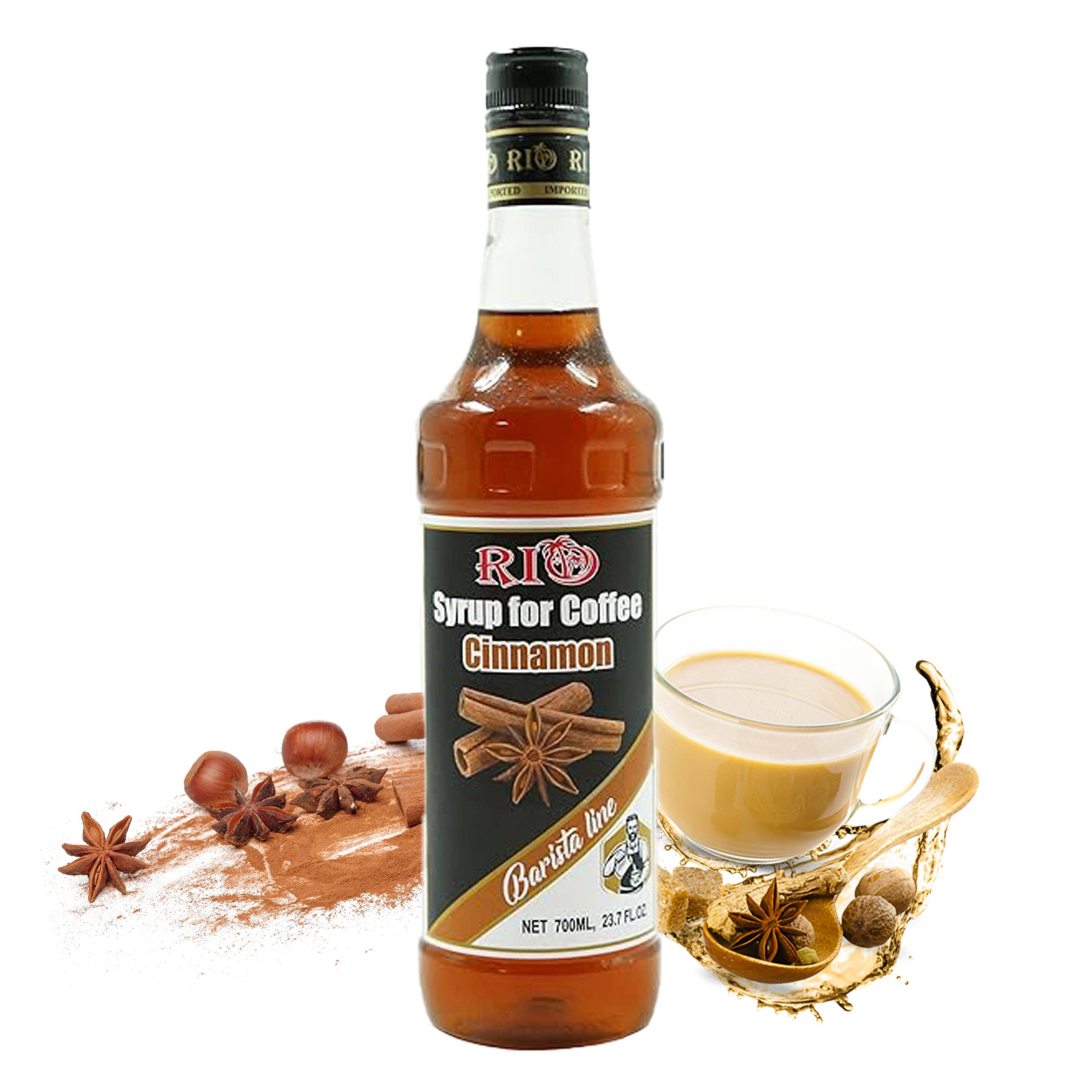 RIO – Engroshandel Sirup med smag – Kanel sirup til kaffe0