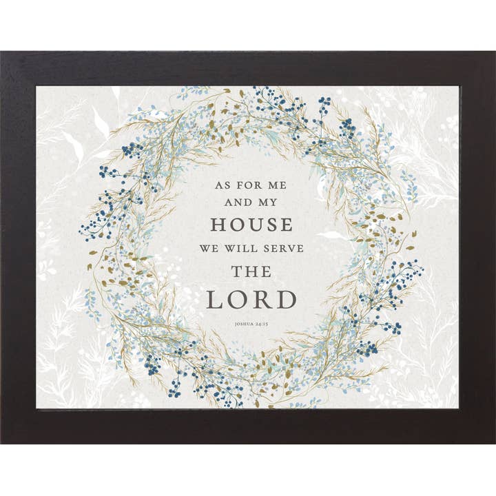 Serve the Lord Wall Art –As for Me and My House Joshua 2415 for wholesale by Summer Snow Art