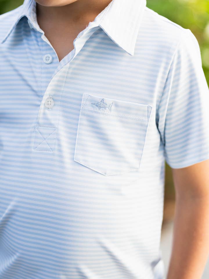 Saltwater Boys Company - Wholesale T-Shirt - Kids - Inshore Performance Polo, More Colors